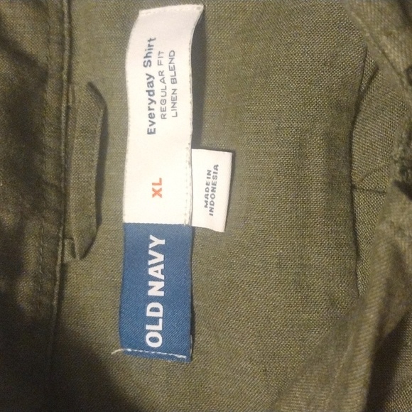 Men's Tan Long Sleeve Button Up Shirt - Picture 3 of 9